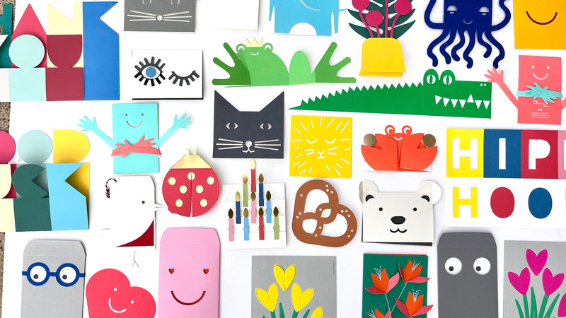 cut&make: a card and a gift, folded into one