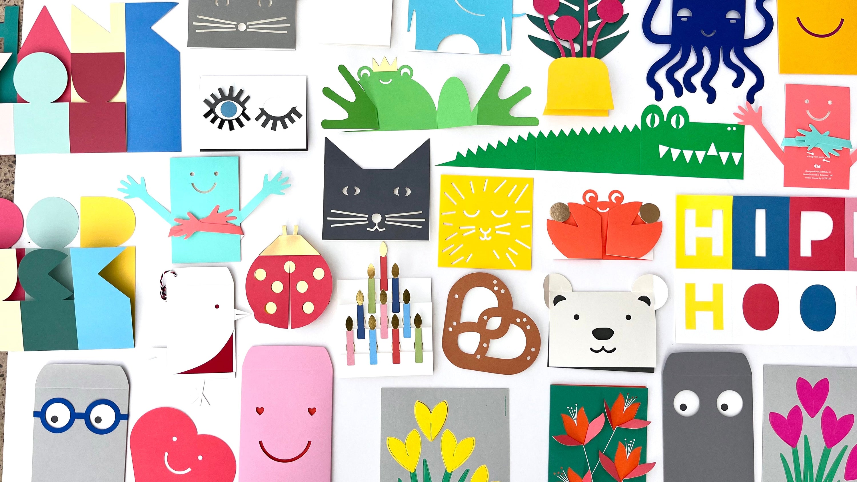 cut&make: a card and a gift, folded into one