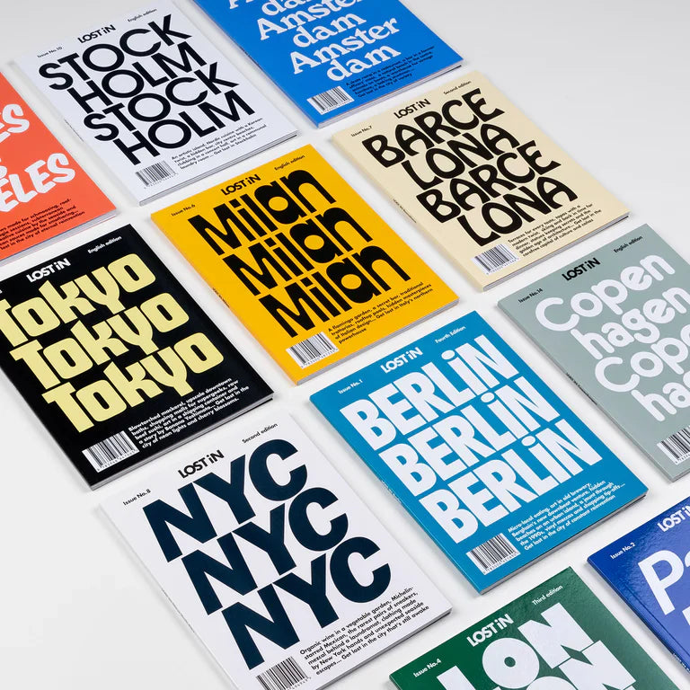 Lost iN: city guides written by local chefs, designers, editors, gallerists.