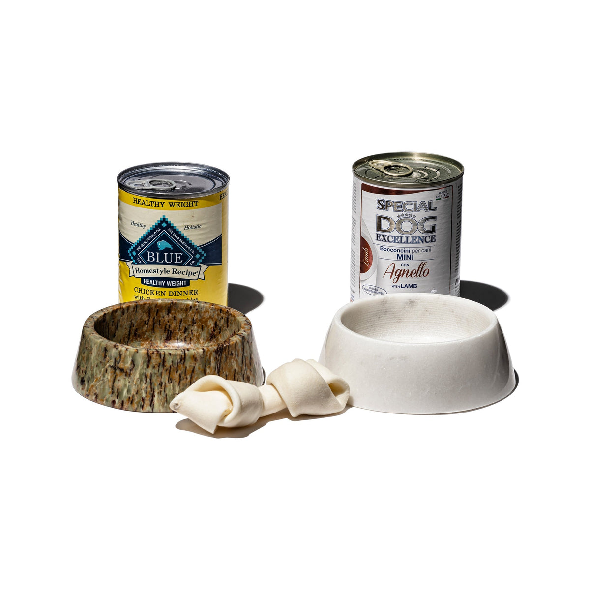 Puebco Marble Pet Bowl