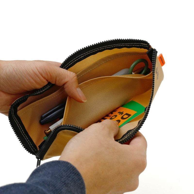 Penco Zip Slider Pen Sack made of pennenetui fabric, featuring a zip closure and compact design for storing pens and small accessories.