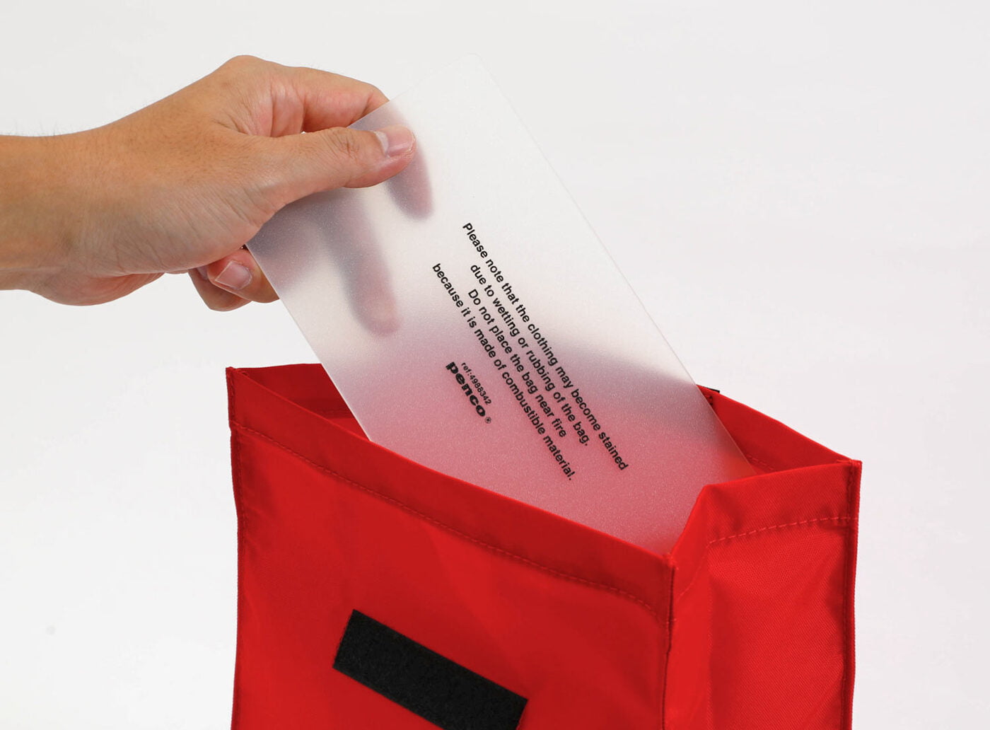 Penco To-Go Sack etui with durable fabric exterior and sleek design, ideal for carrying small essentials.