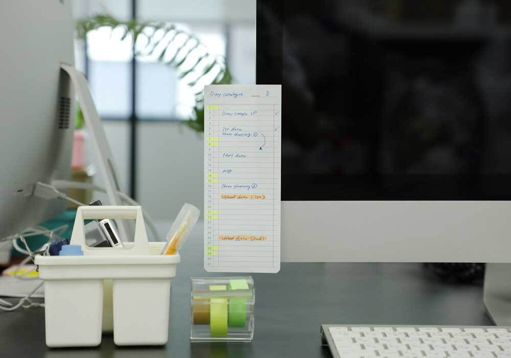 Penco Sticky Memo Pad with colorful sticky notes in a compact memoblok for quick notes and reminders