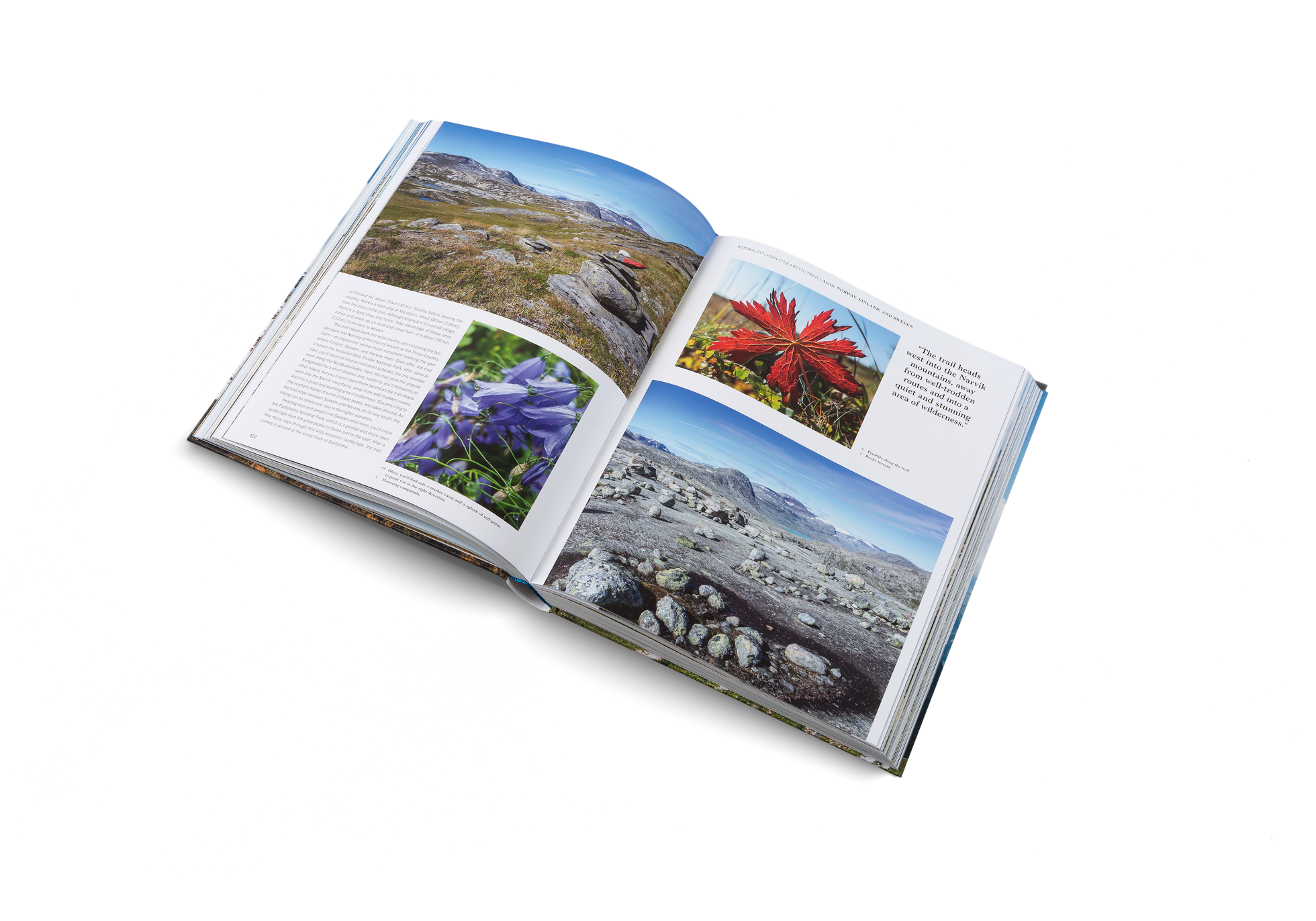 Open travel book titled Wanderlust Europe by gestalten & teNeues, featuring colorful cityscape and landscape photographs inside.