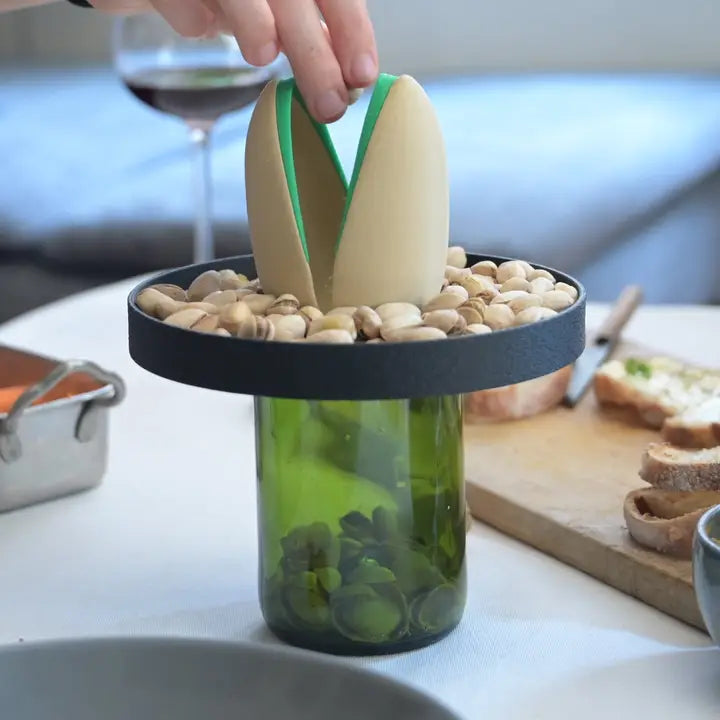Stuart Studio pistachio bowl made of ceramic with a smooth, glossy finish, perfect for serving snacks or small dishes.