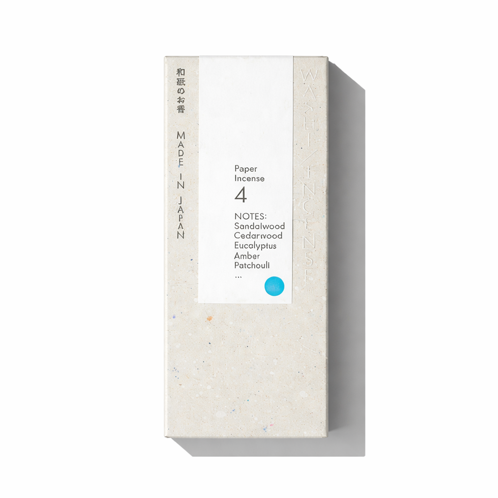 Washi paper incense strips from Morihata International Ltd. Co., featuring traditional Japanese design and natural decorative patterns.