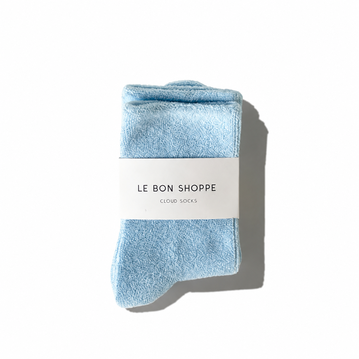 Le Bon Shoppe Cloud Socks featuring soft, cloud-inspired design in light pastel colors on cozy, comfortable fabric.