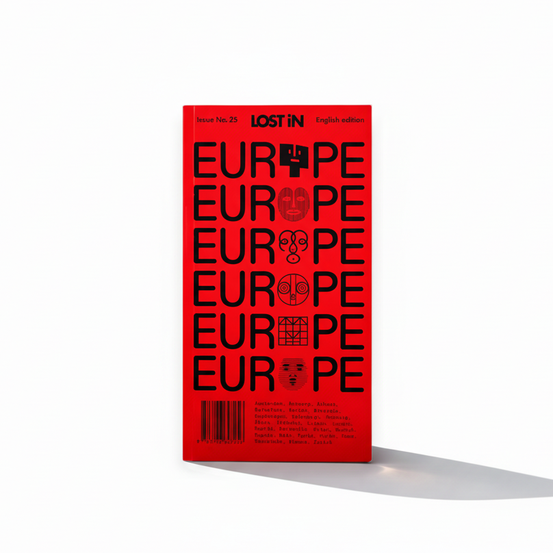 Lost iN Europe travel guidebook by Lost iN, featuring European landmarks and scenic landscapes on the cover.