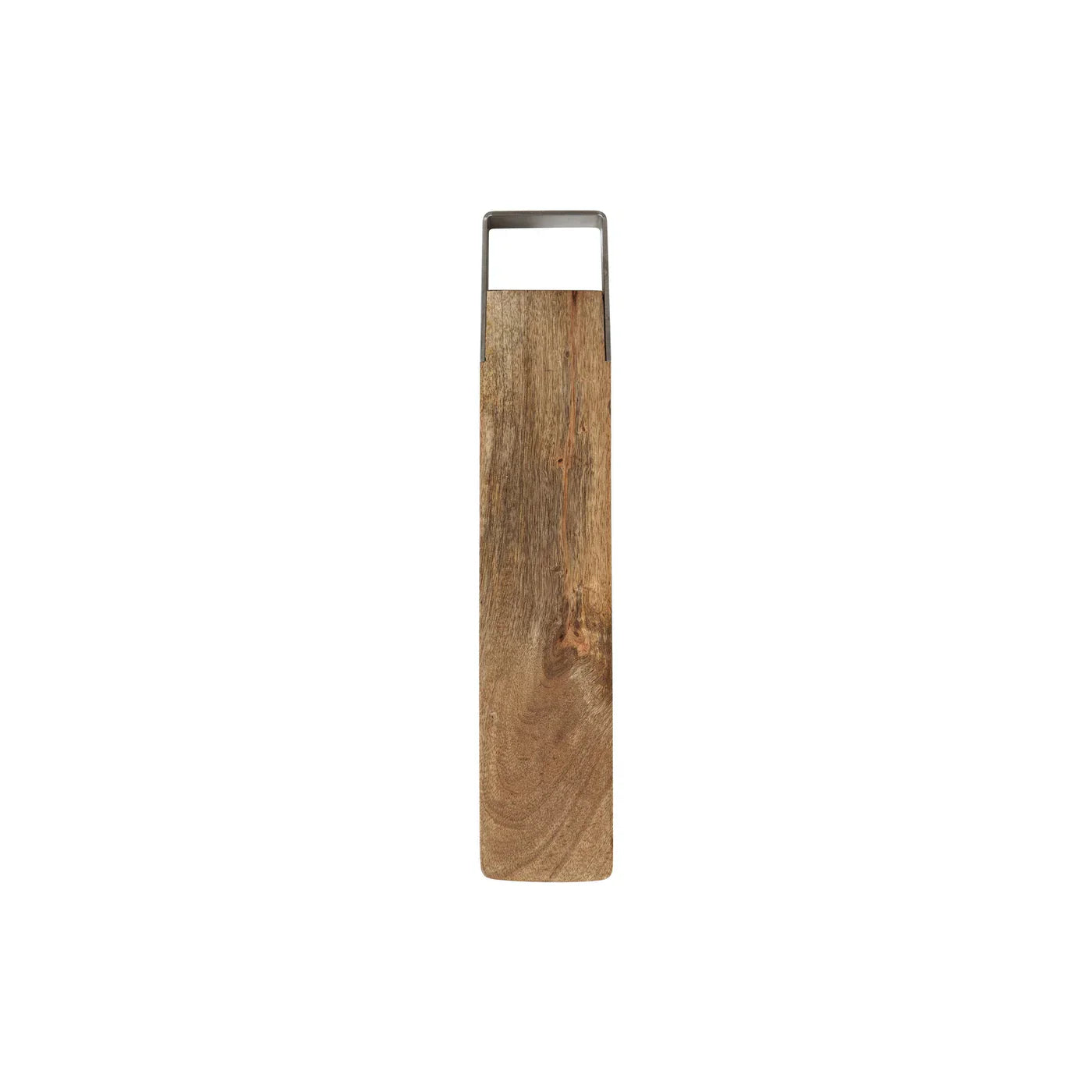 Puebco wooden cutting board with smooth surface and natural wood grain, ideal for kitchen food prep and chopping tasks.