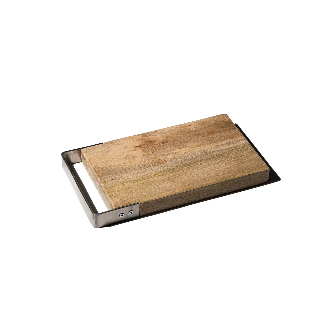 Puebco cutting board made of wood with a smooth surface, ideal for food prep and kitchen use.