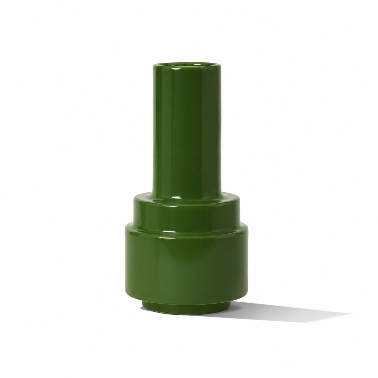 Stack Vase 02 by Stan Editions, modern ceramic vase with stacked layered design on a neutral background.