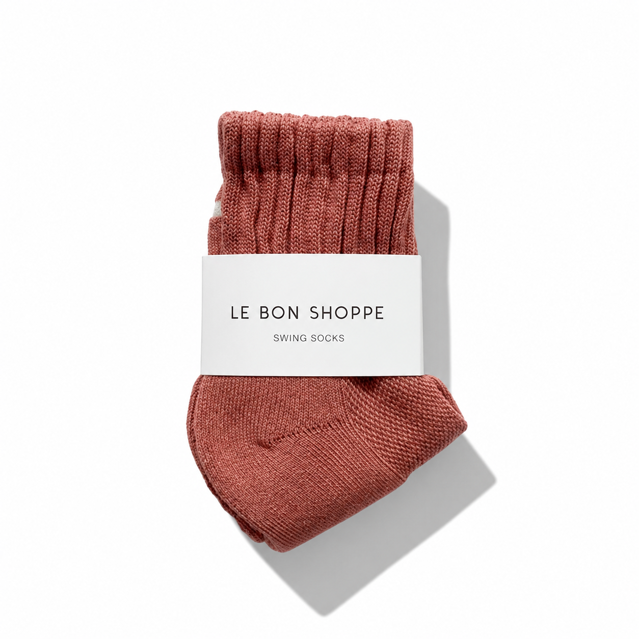 Le Bon Shoppe Swing Socks in vibrant colors, featuring a comfortable knit design and playful pattern, perfect for casual wear.