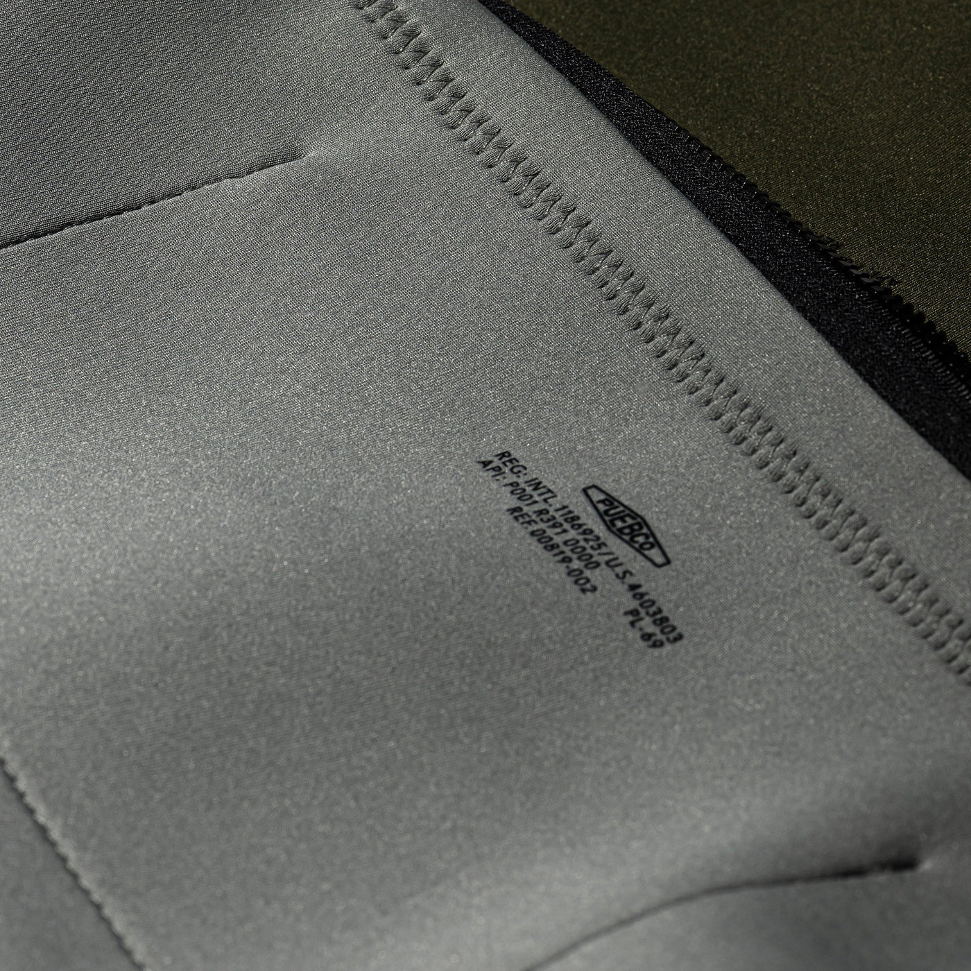 Large wired pouch by Puebco with see-through mesh design, featuring a zipper closure and durable construction.