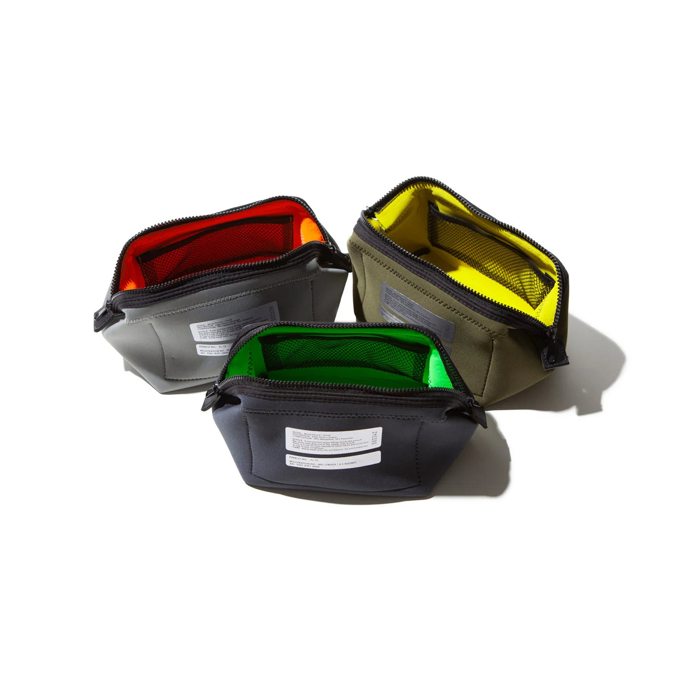 Small Puebco wired pouch with a durable fabric exterior and metal zipper, suitable for organizing small essentials.