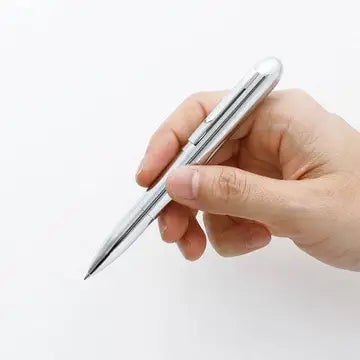 Silver Bullet Pen by Penco featuring a sleek metallic finish and smooth writing tip, ideal for everyday writing tasks.