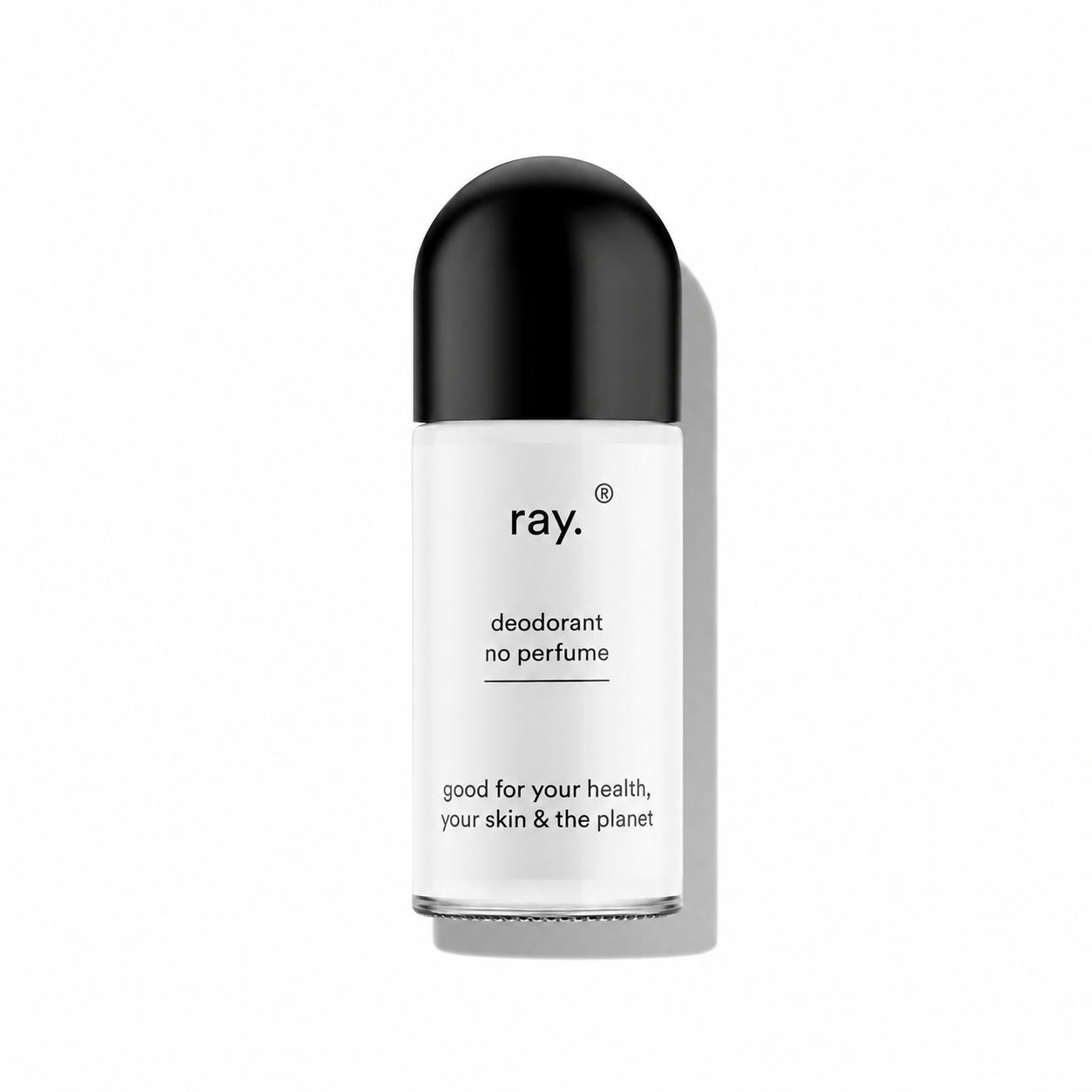 Ray deodorant stick with sleek packaging, designed for effective odor control and freshening underarms.