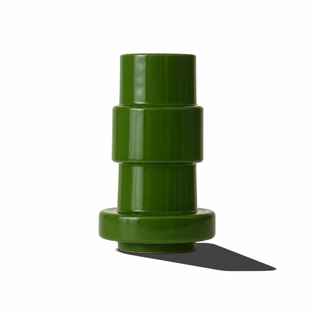 Stack Vase 03 by Stan Editions, modern ceramic vase with a stacked design, featuring a sleek, minimalist aesthetic.