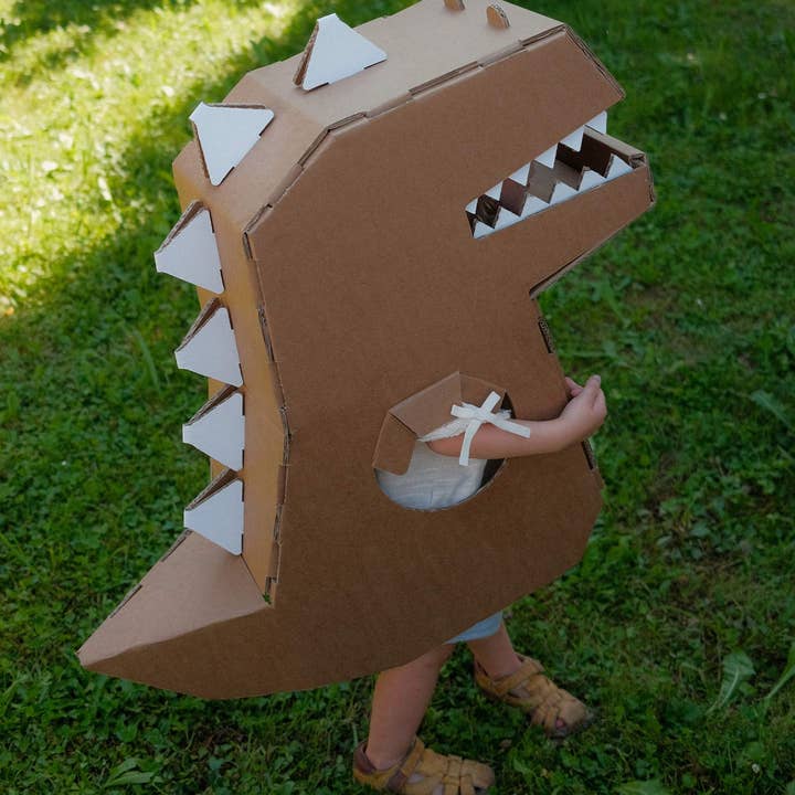 Colorful Papperlapapp Mini Dino toy with detailed scales and small size, perfect for children's play and collection.