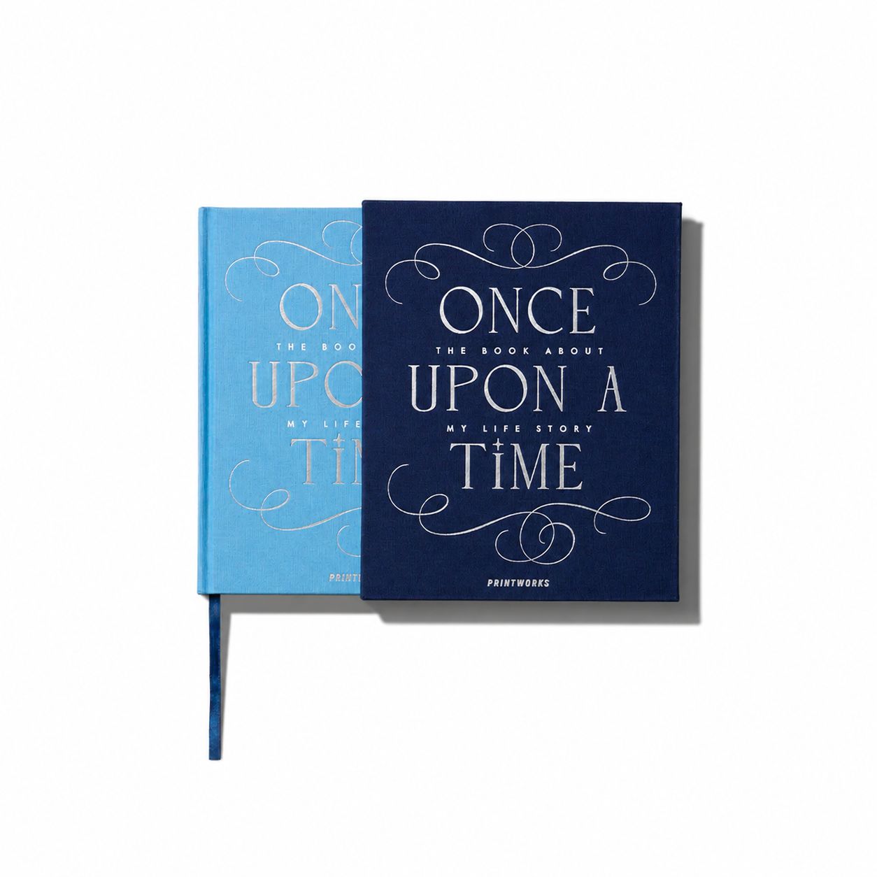 Printworks fill-in book titled "Once Upon a Time" featuring colorful illustrations and space for creative storytelling.