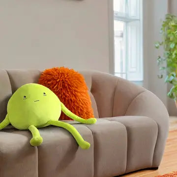 Soft Kevin character plush toy by PLU75, featuring a cuddly, detailed plush with expressive eyes and colorful fabric accents.