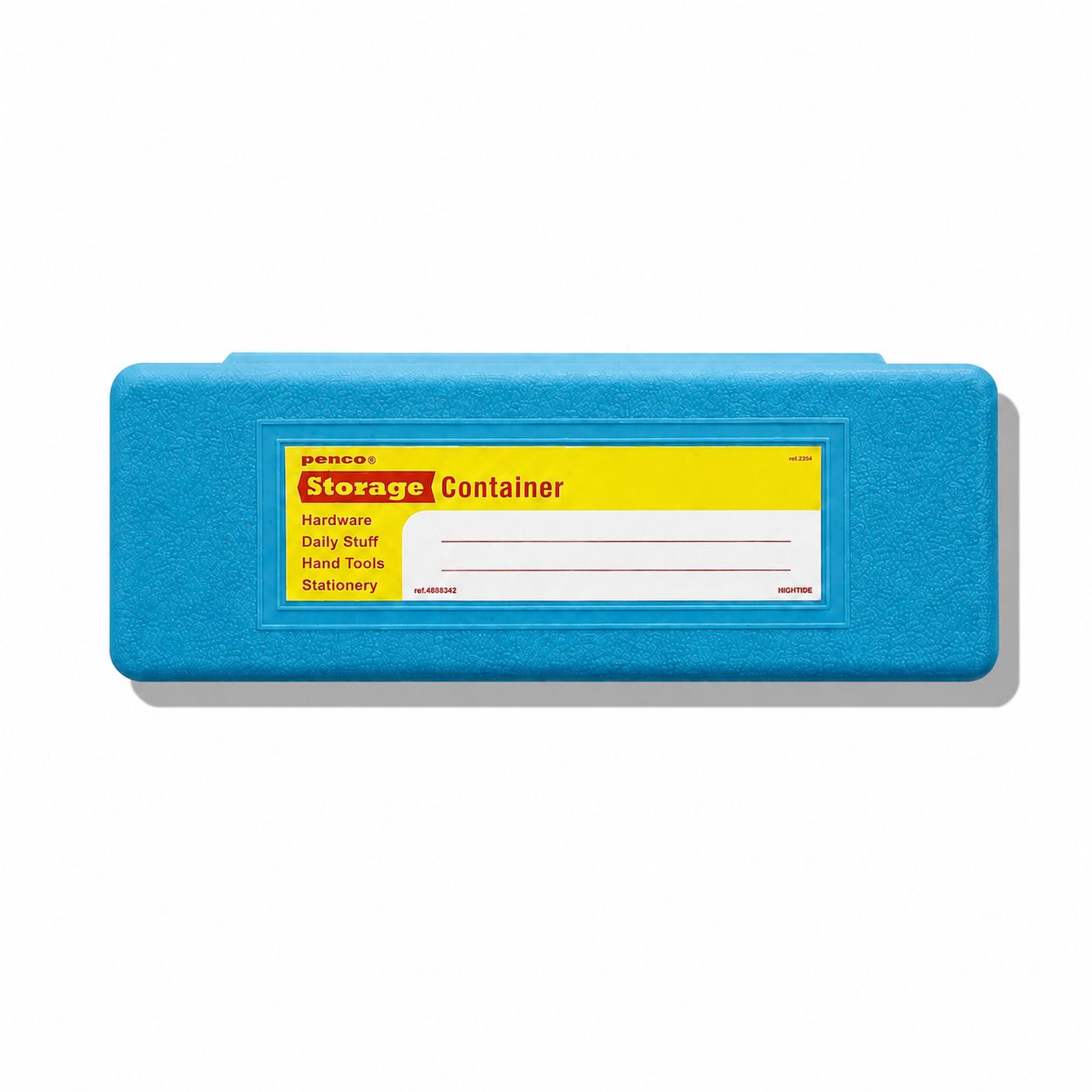 White Penco Pennenetui storage container pencil case with multiple compartments and a secure zipper closure.