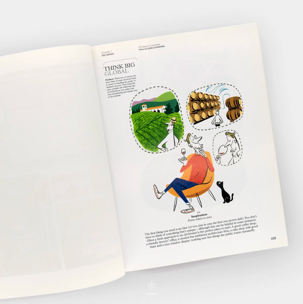 Cover of "The Monocle Guide to Good Business" book by gestalten & teNeues, featuring modern design and title text.