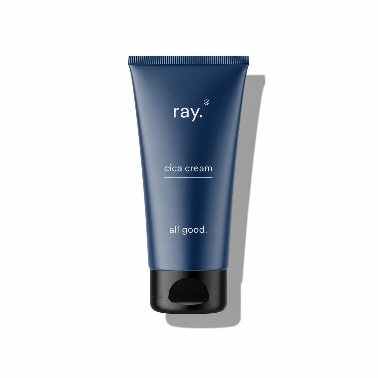 Ray Cica Cream jar with white lid and label, showcasing the skincare product designed for soothing and healing skin.