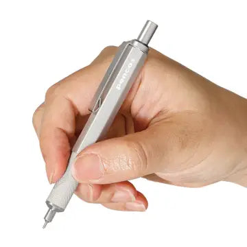 Penco drafting ballpoint pen with sleek design, black ink, and ergonomic grip, ideal for precise sketching and writing.
