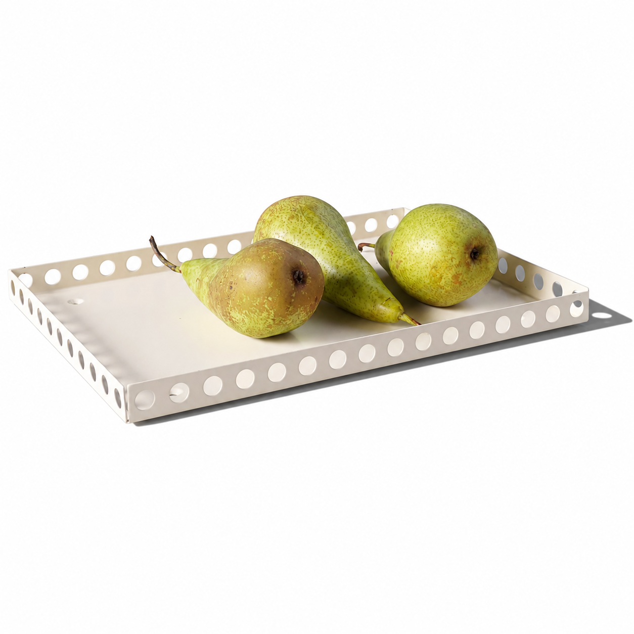 Halfwerk A4 tray, stylish wooden dienblad with raised edges, perfect for serving snacks and drinks.