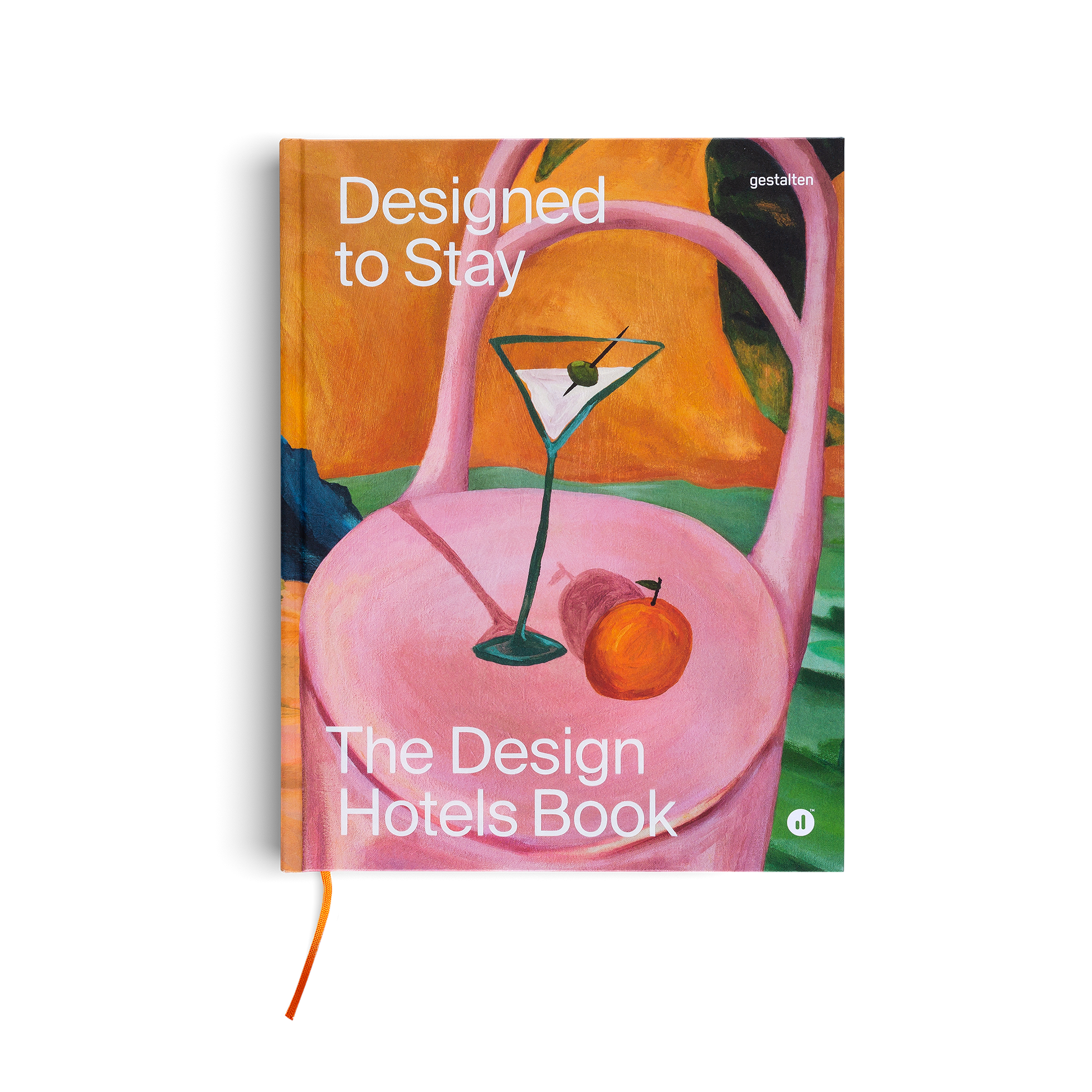 Open design hotels book by Gestalten & teNeues showing vibrant interior hotel pages and modern architecture photography.