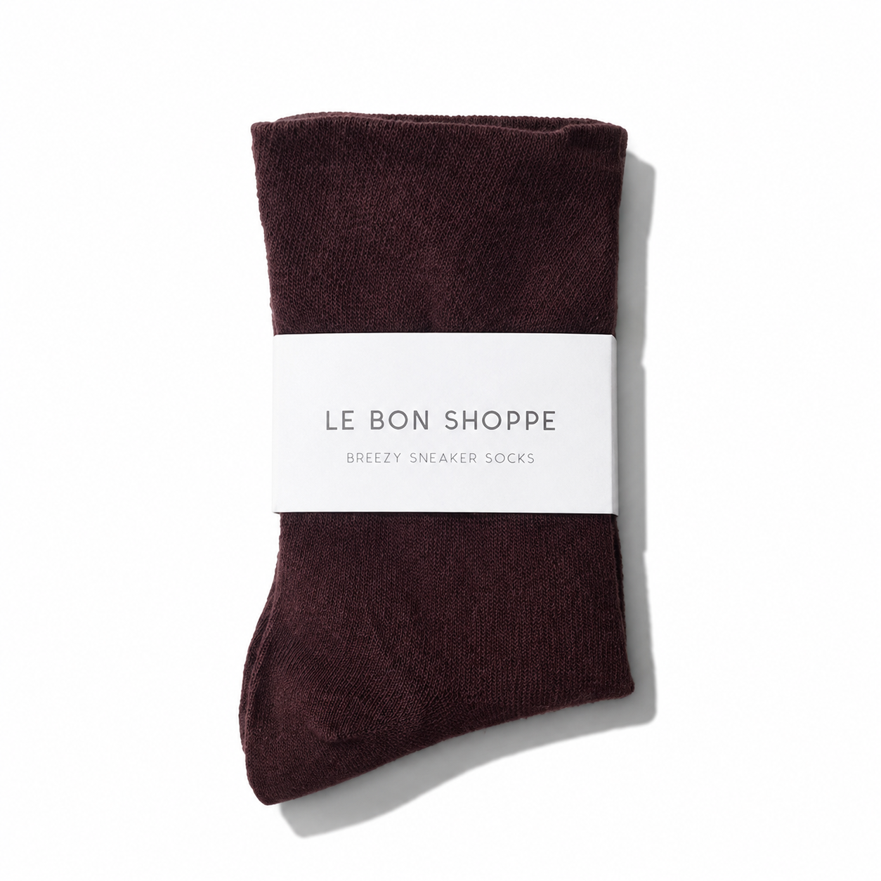 Le Bon Shoppe Breezy Sneaker Socks in light, breathable fabric, designed for comfort and casual wear.