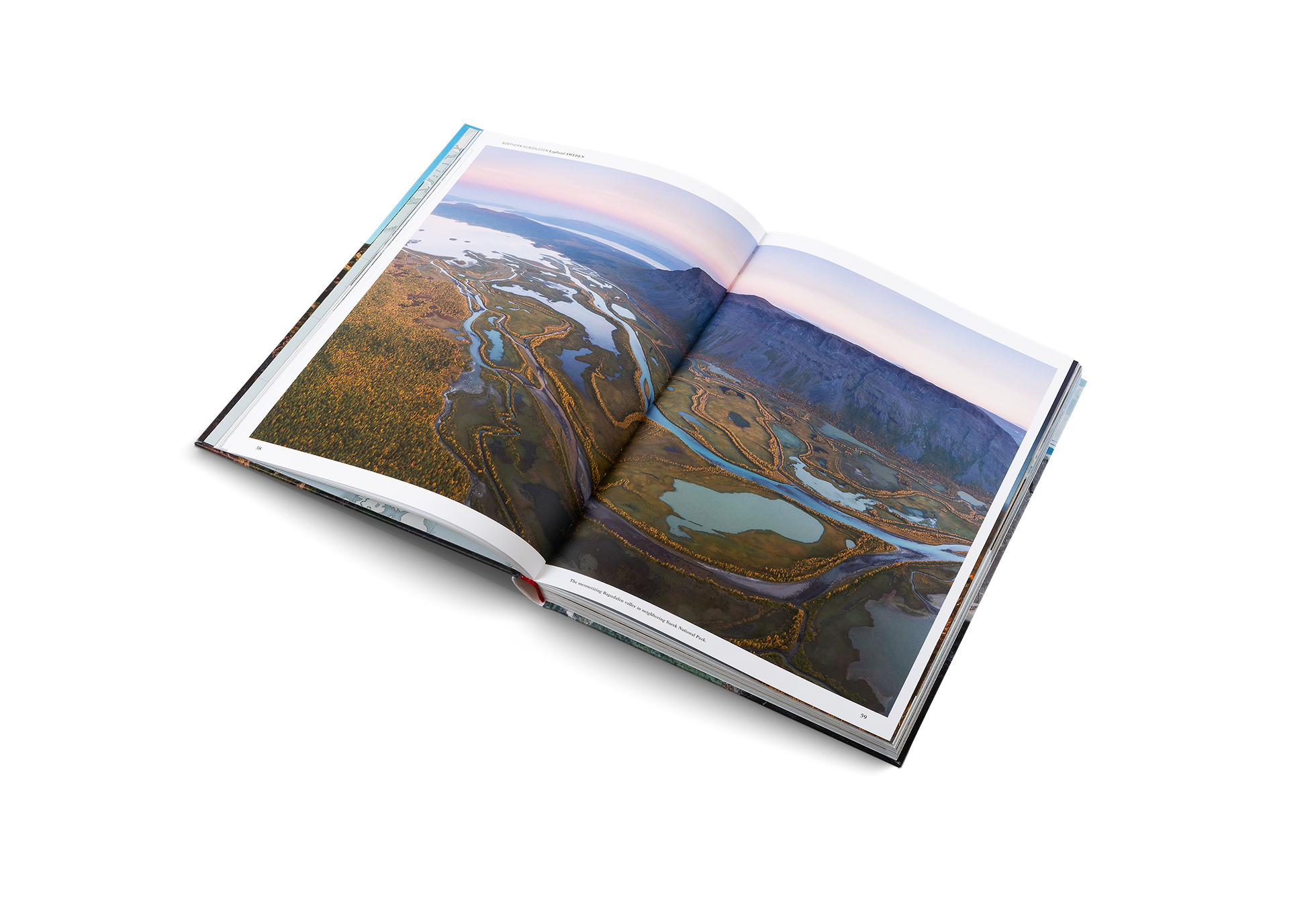 Wanderlust Nordics book by gestalten & teNeues featuring scenic Nordic landscapes and travel photography pages.