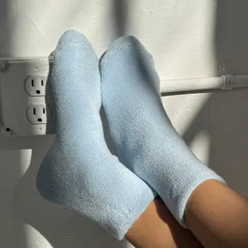 Le Bon Shoppe Cloud Socks with soft, cozy fabric and cloud pattern, perfect for comfortable everyday wear.