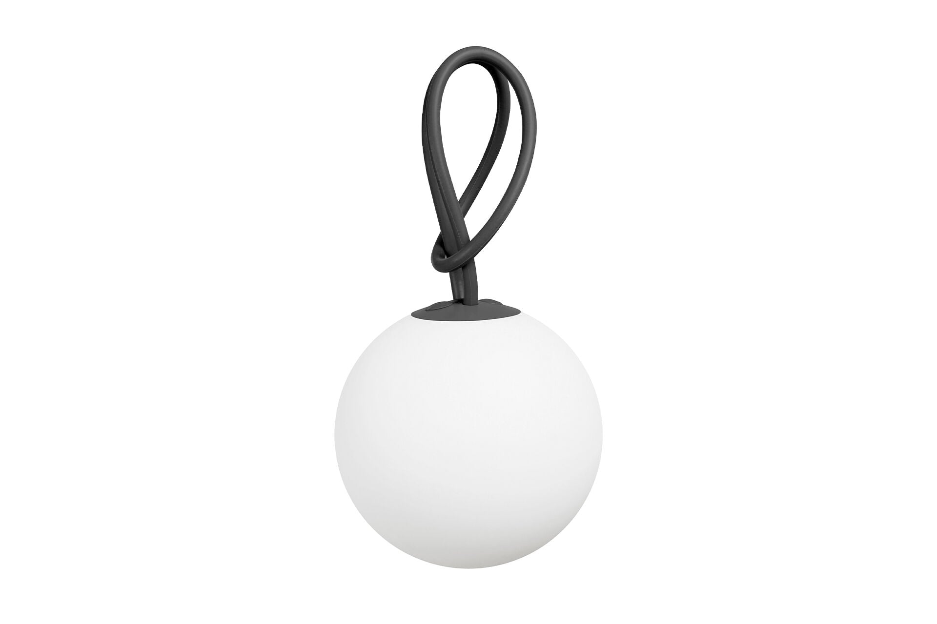 Fatboy Bolleke anthracite outdoor lighting fixture with modern design and sleek finish, shown in a packshot image.