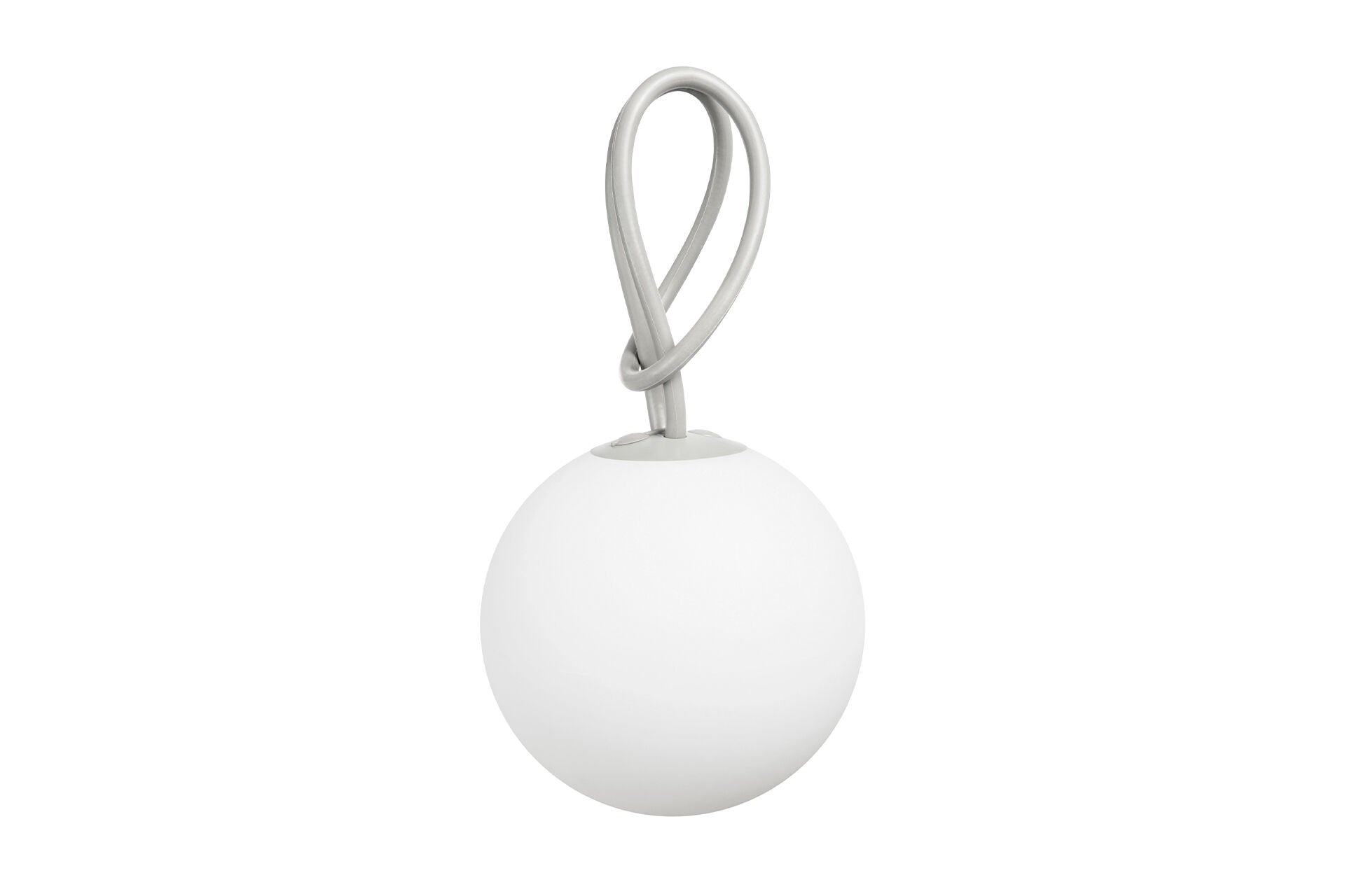 Fatboy Bolleke lighting in light grey, modern outdoor lamp with sleek design and soft illumination.